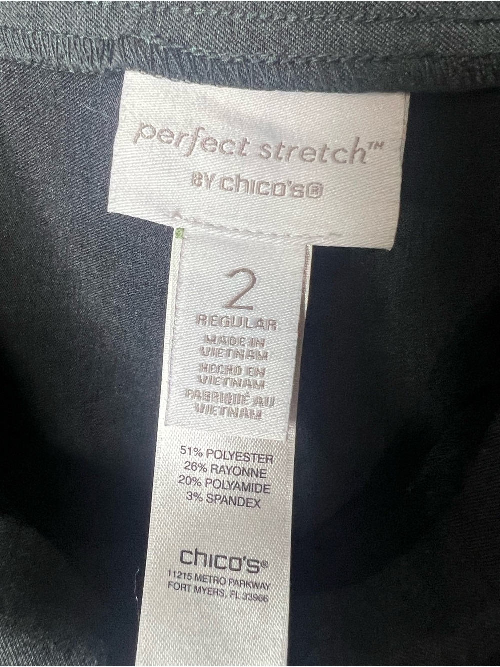 Chico's Perfect Stretch Pull-On Skinny Pants Slim Fit Gray Regular 2 30" Inseam - Picture 4 of 9